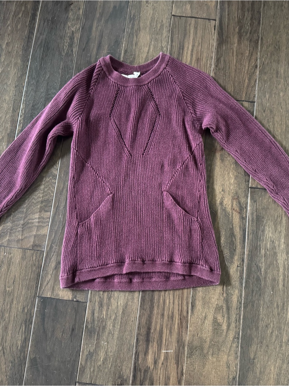Lululemon Athletica Plum Crewneck Knit Sweater